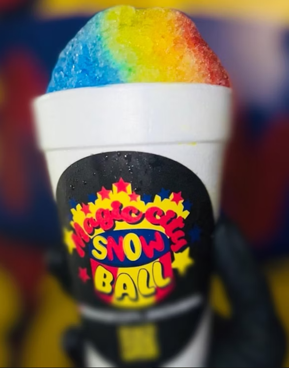 Themed Shaved Ice - Magic City Rainbow