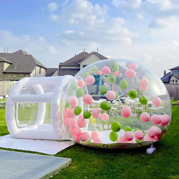 Bubble House Rental with Balloons Inside