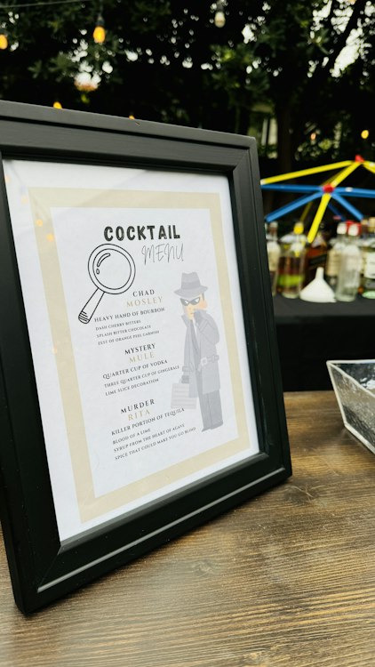 Signature Cocktail Menu