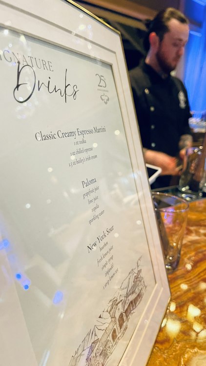 Signature Cocktail Menu