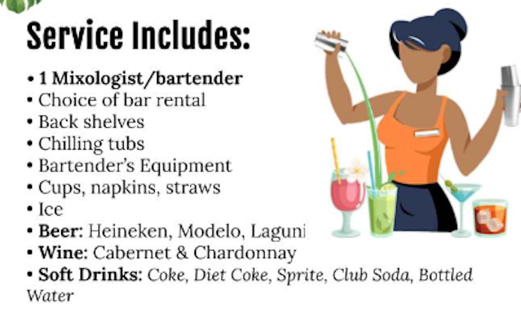 50 Guest Custom Package