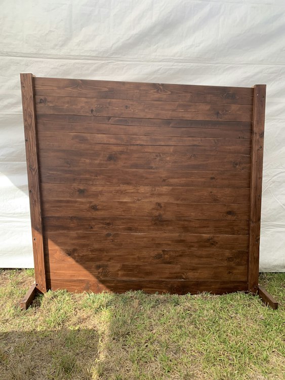Wood backdrop