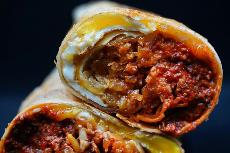 Red Chile Short Rib Breakfast Burrito