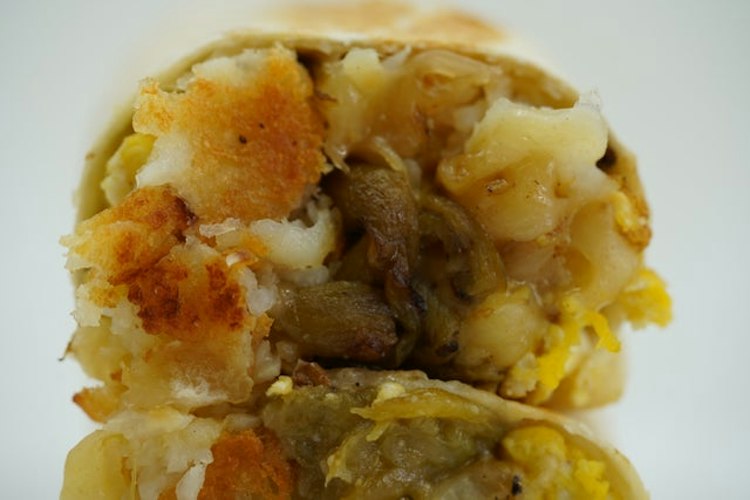 Hatch Green Chile Breakfast Burrito
