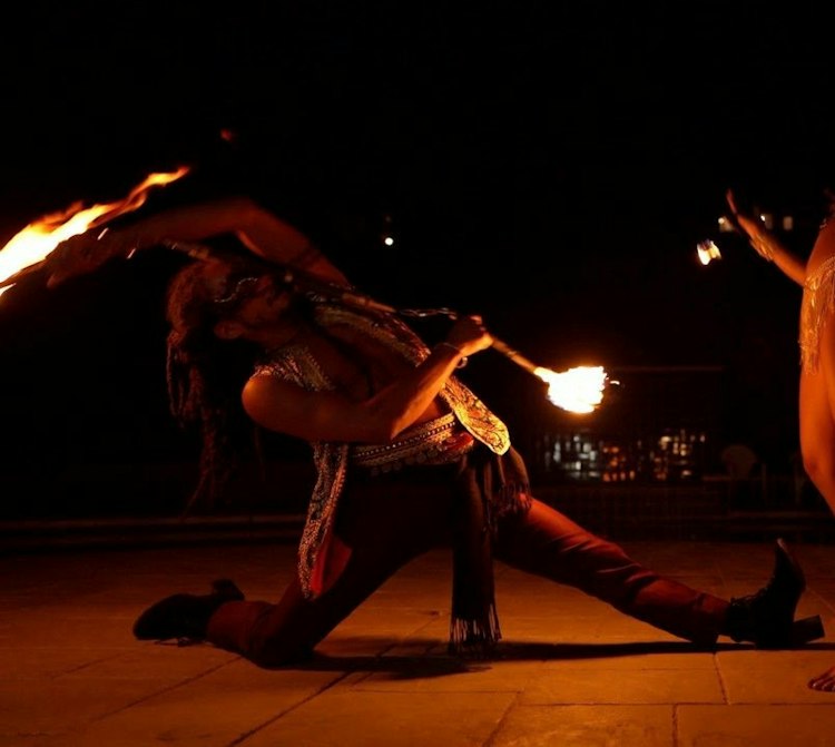 One Fire Dancer