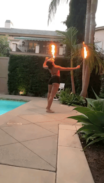 Ultimate Fire Show - 3 Dancers