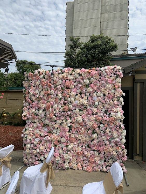 Flower Wall - Pretty in Pink