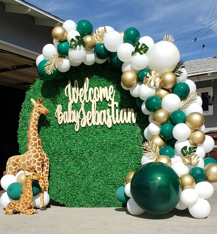 Safari Balloon Backdrop