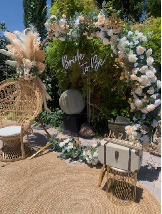 Floral Hoop Backdrop
