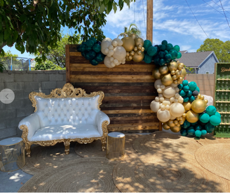 Wooden Square Backdrop