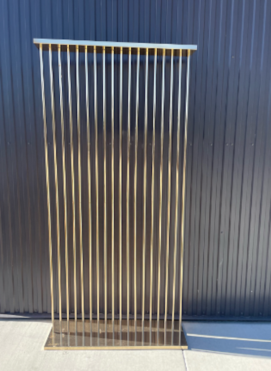 Gold Shiplap Panel