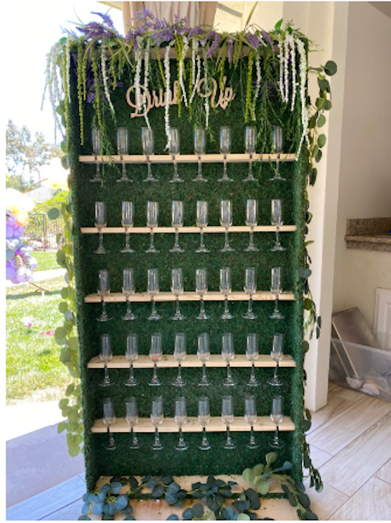 Champagne Wall