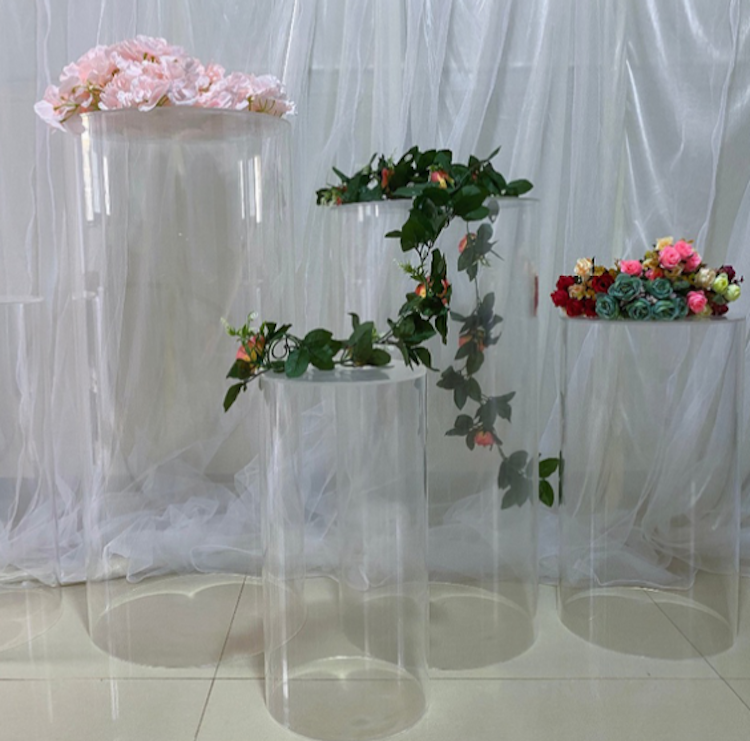 Clear Plinths