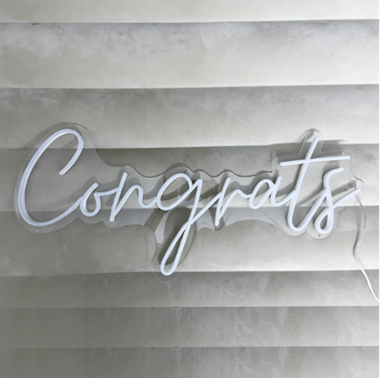 Congrats Neon Sign