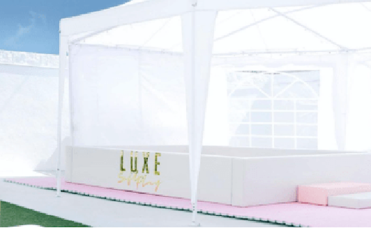 Large Luxe Rectangular Ball Pit - White