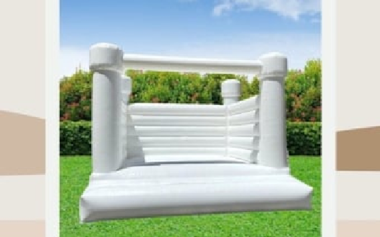 Bounce House White  - 6ft