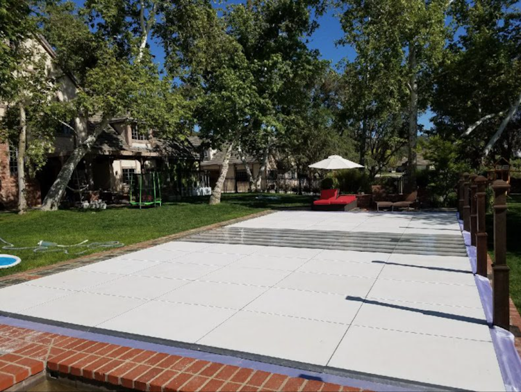 White Dance Floor