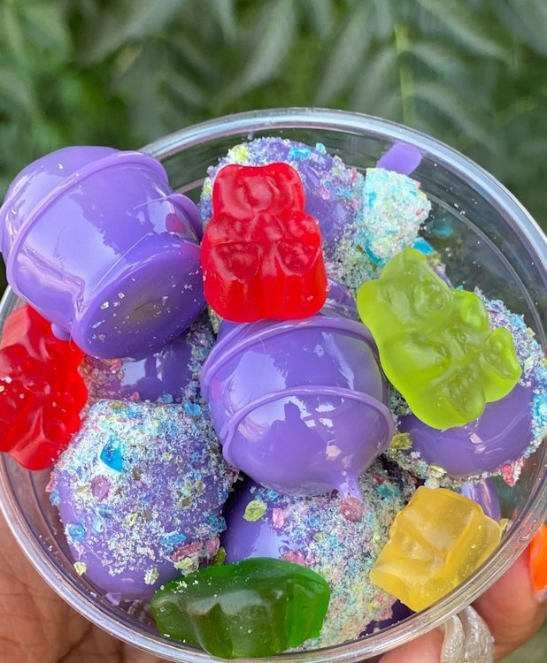 Candied Grapes