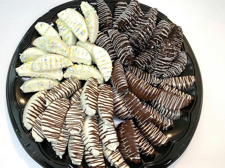 Chocolate Covered Apple Slices (Platter)