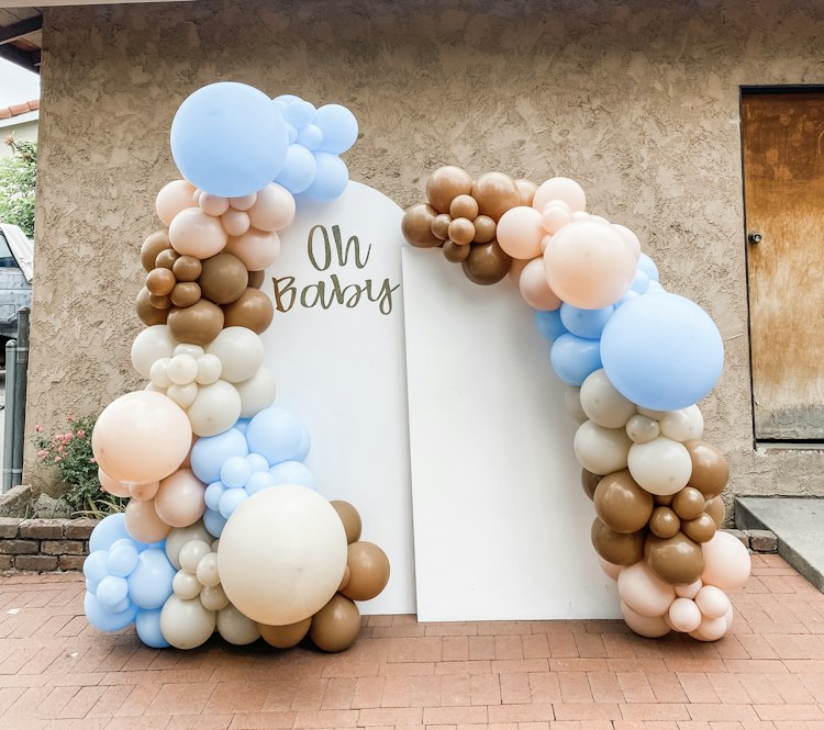 2  Backdrops with Balloon