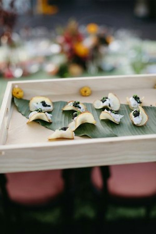 3 Options Passed Appetizers by Chef Heidi