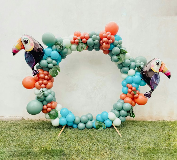 Circle Balloon Arch - Fully Filled