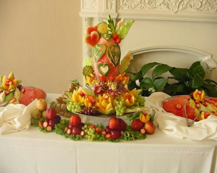 Fruit Carvings