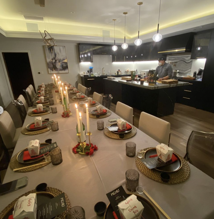 Omakase sit down courses dinner