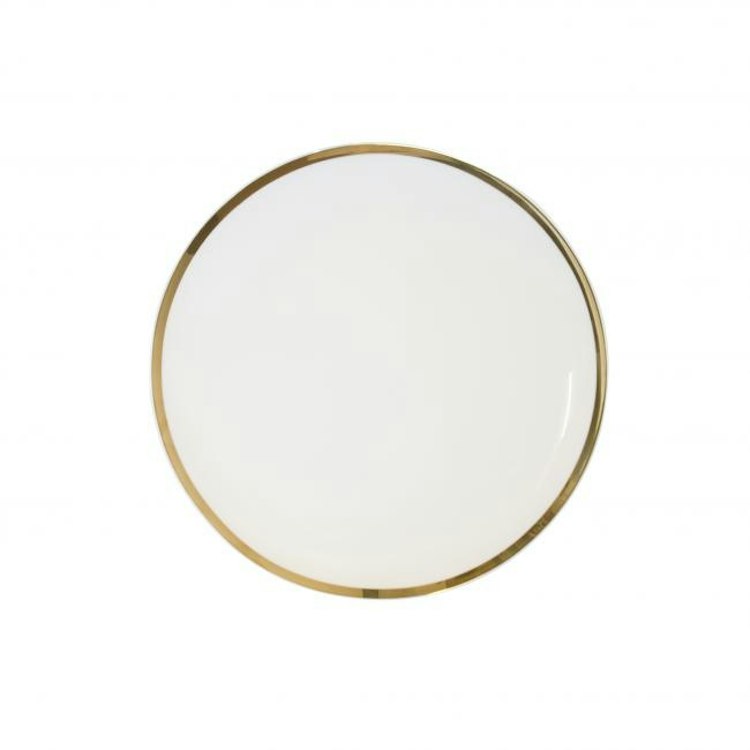 Salad Plate Iris Gold