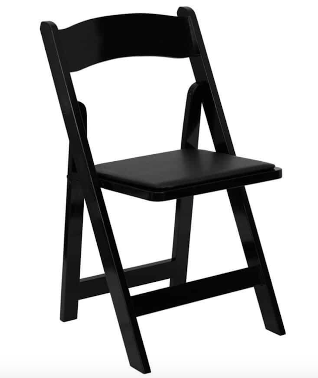Folding Chair (White,Black,Wood, & Fruitwood)