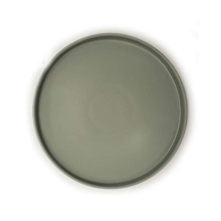 Salad Plate Kaleb Forest Grey