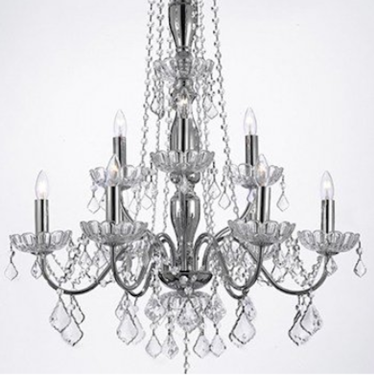 Alexander White Chandelier