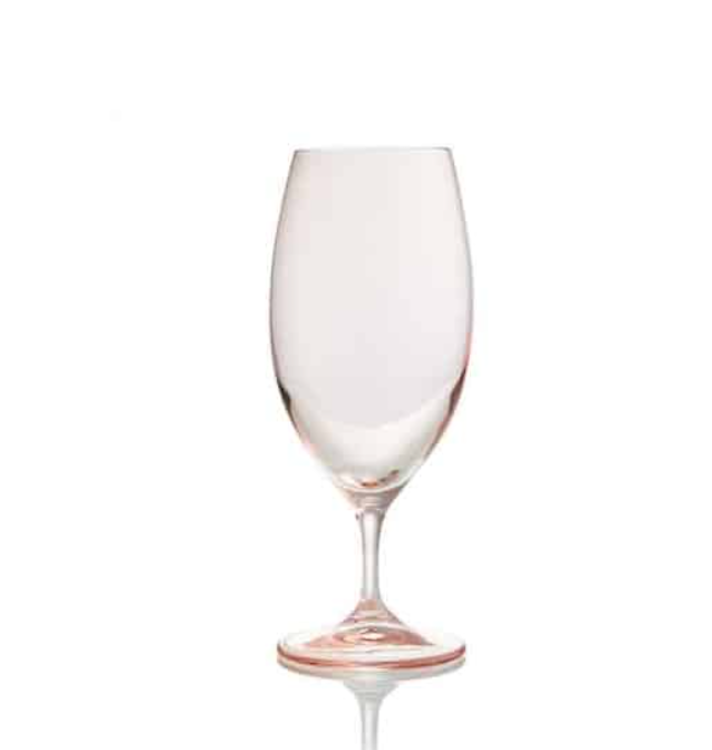Aurora Blush Water Glass