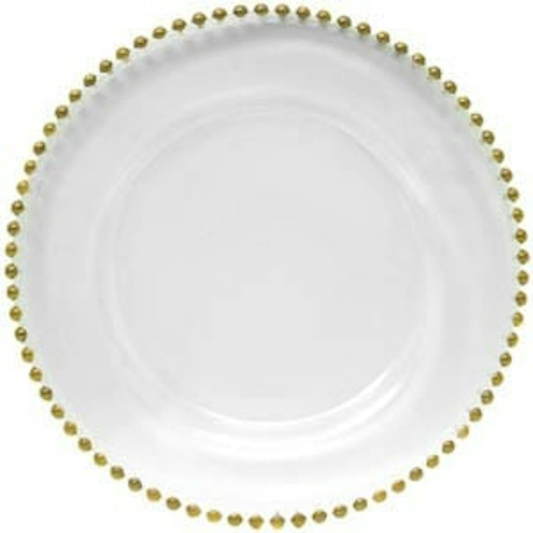 Charger Glass Bead Gold