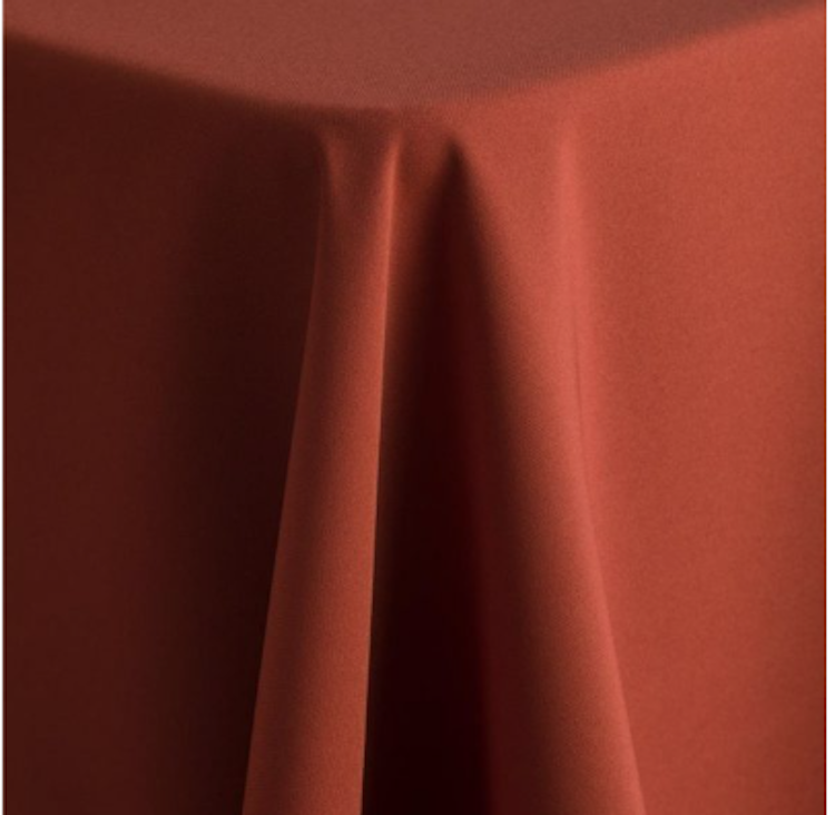 108" Round Polyester Linen