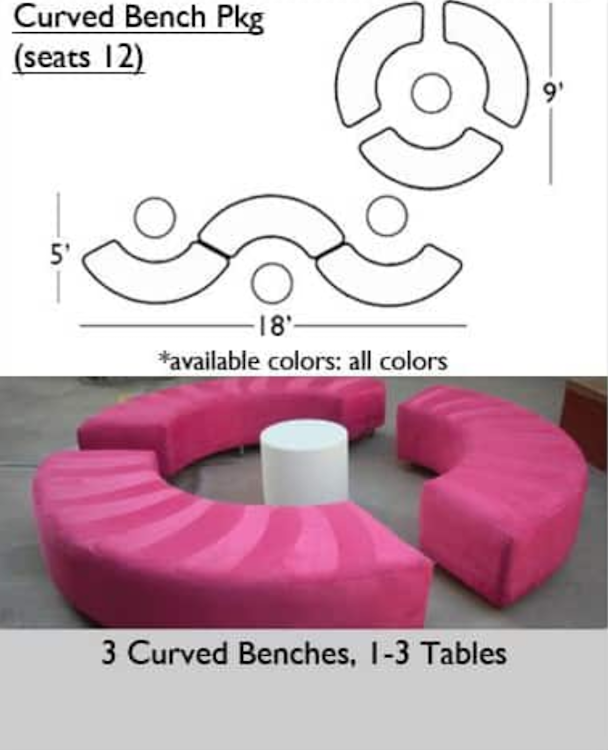 Curved Bench Package