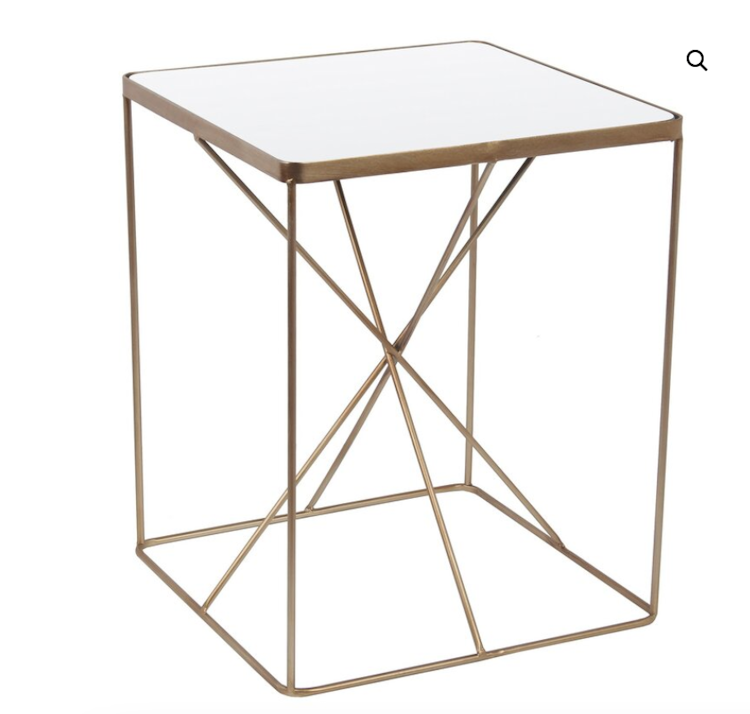 Gia Gold Side Table