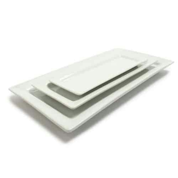 Fine White Rectangular Platter 10" x 15"