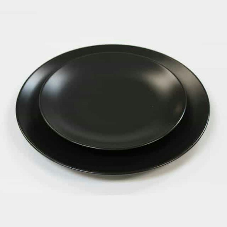 Heirloom Salad/Dessert Plate Black