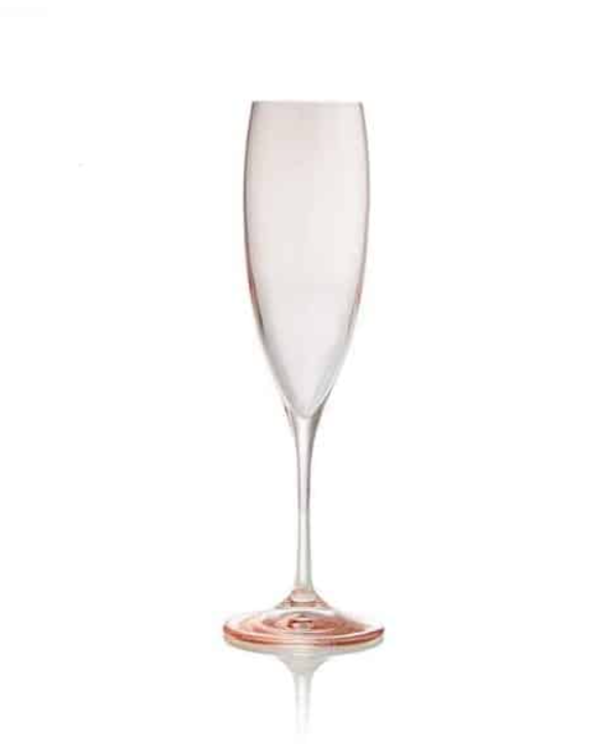 🔍 Aurora Blush Champagne Flute