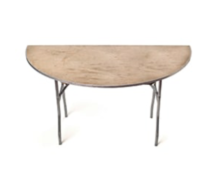 1/2 60" Round Table "Sweetheart Table"