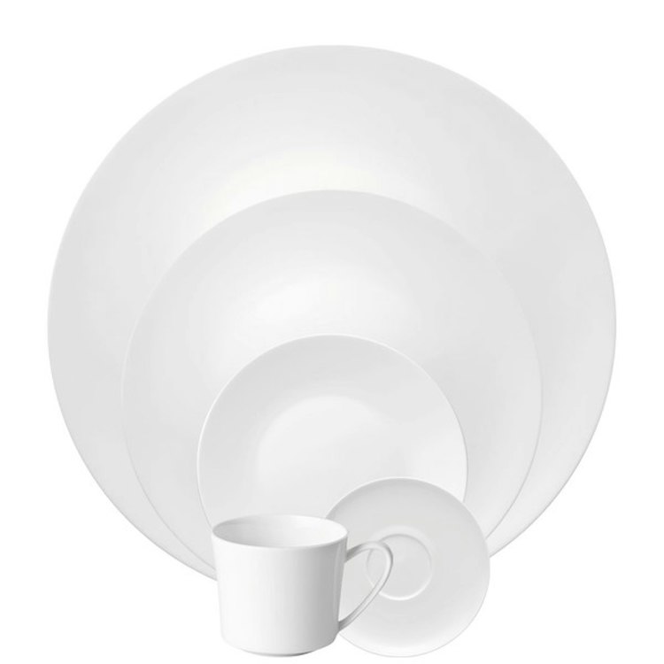Dinner Plate White Coupe