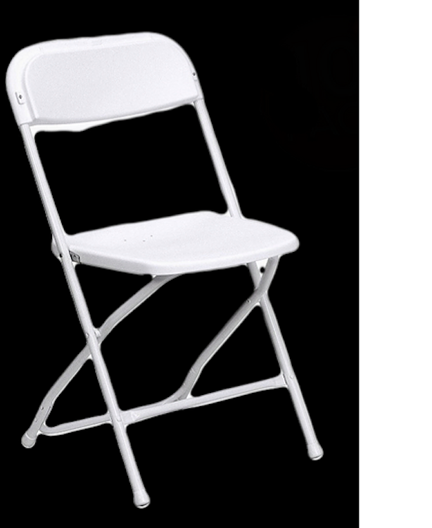 White Folding Chair