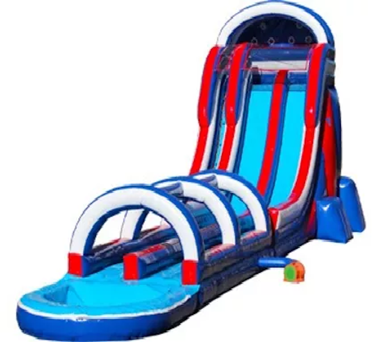 23' Dual-Lane Water Slide
