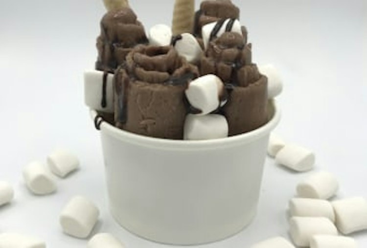 Ice Cream Station with double pan set up