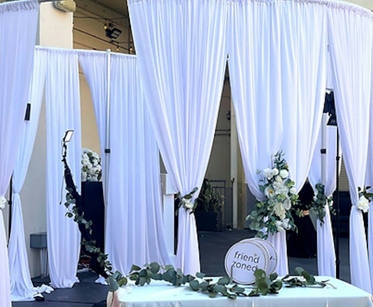 360 Booth Drapped Enclosure