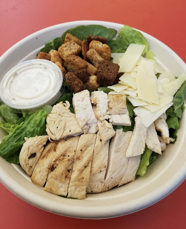Chicken Caesar Kale Salad