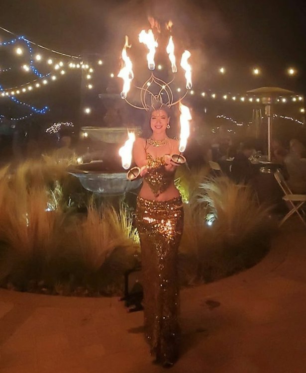Fire Crown and fire sword