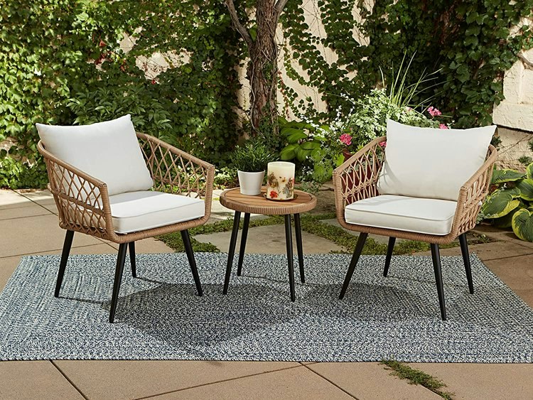 Woven Chairs Set Of Two