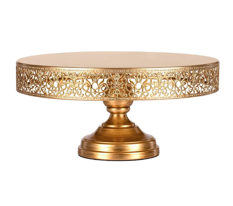 14" Gold Cake stand